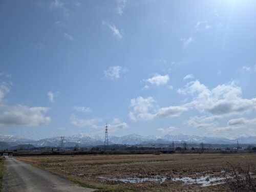 田③からの立山連峰